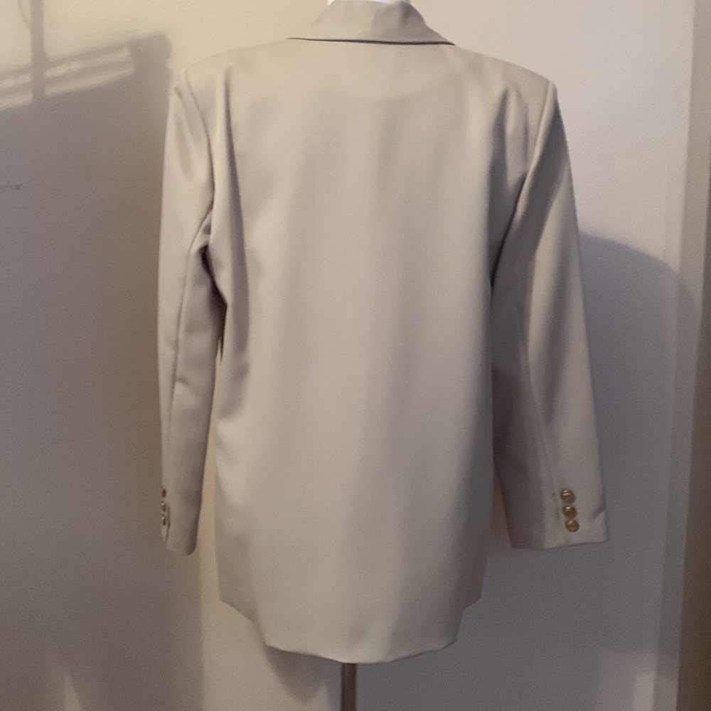 Toni Marie for Sissies Sportswear 2 Piece Cream Polyester Pants Suit - Picture 7 of 12